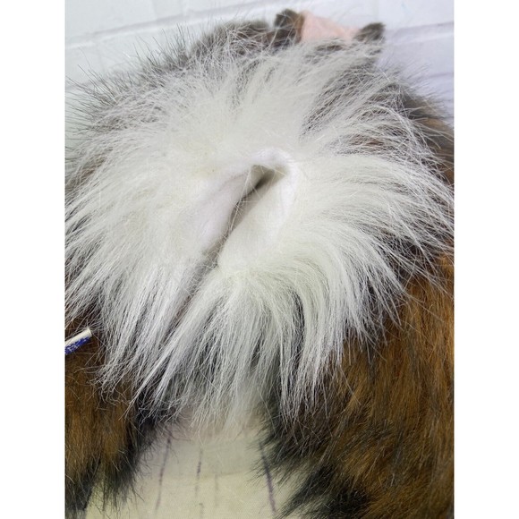 VTG Carousel by Guy Bunny Rabbit Laying Floppy Hairy Bull Nose Plush Toy Brown - Picture 12 of 12